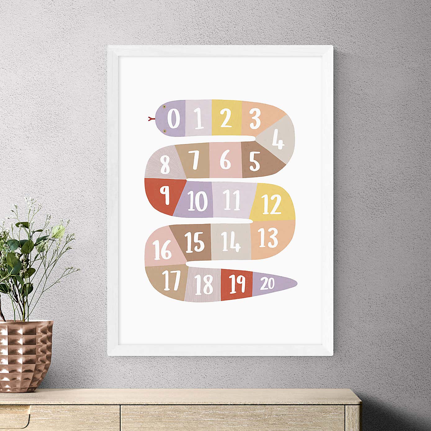 East End Prints Number Snake by Kid of the Village