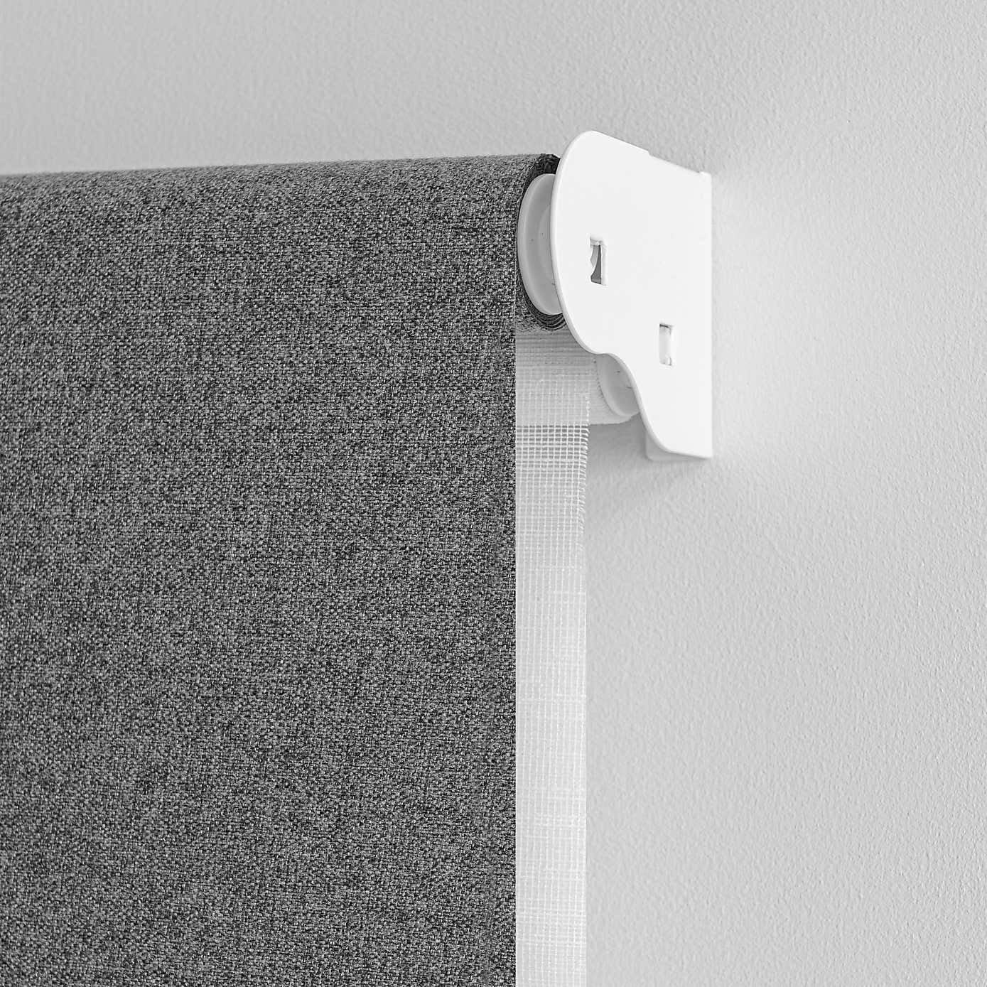 Luna Grey Pollen Reducing Blackout Roller Blind