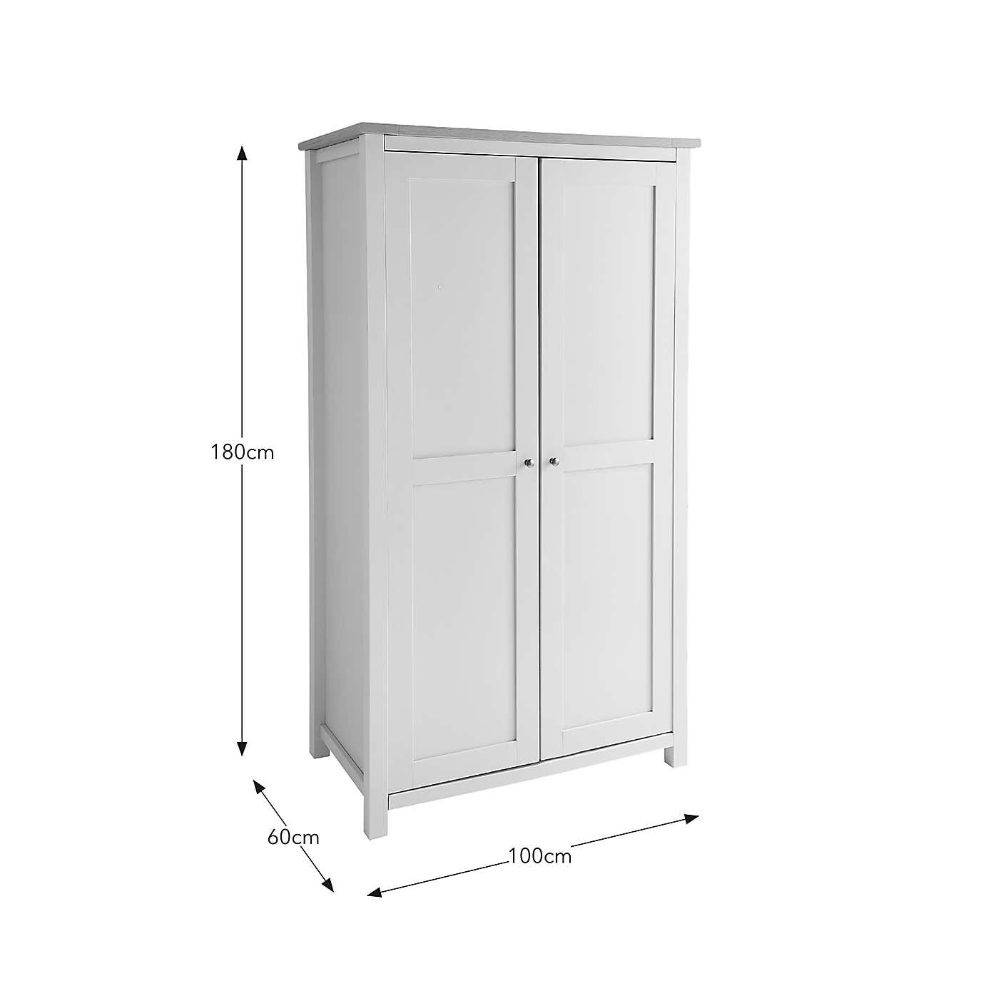 Olney Double Kitchen Larder Unit, Stone