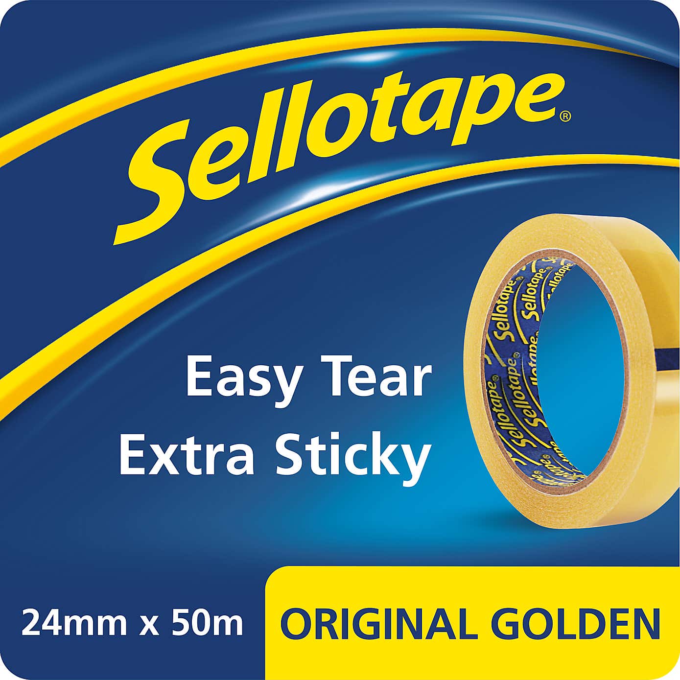 Sellotape Original Golden 24mm x 50m