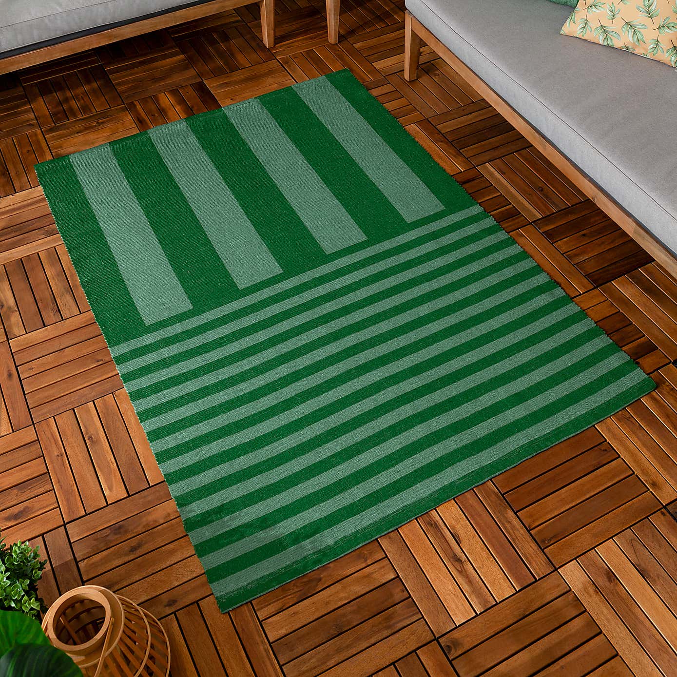 Furn Deck Stripe Indoor Outdoor Rug