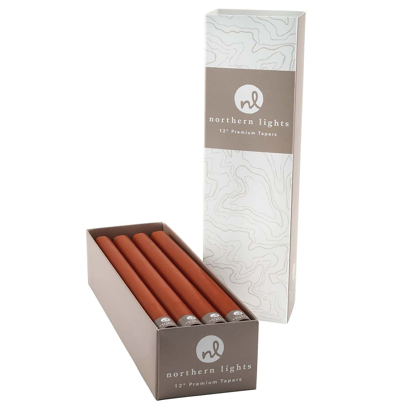 Northern Lights Pack of 12 Taper Candles