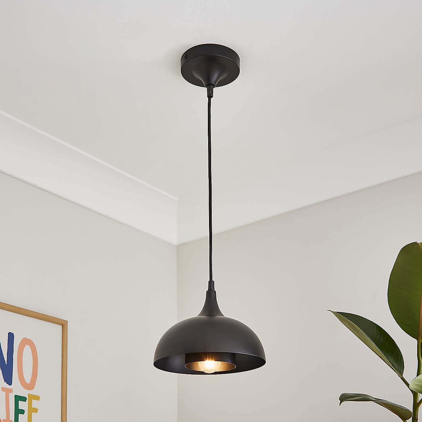 Elements Lennon Industrial 2 Tier Dome Mini Pendant Light