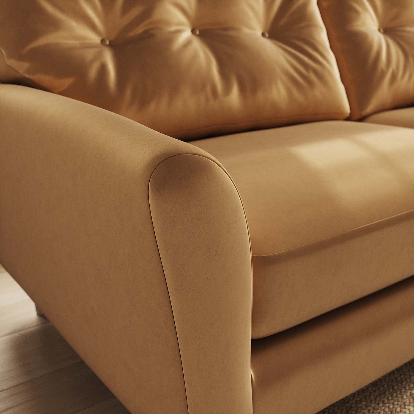 Sven Opulent Velvet 4 Seater Sofa