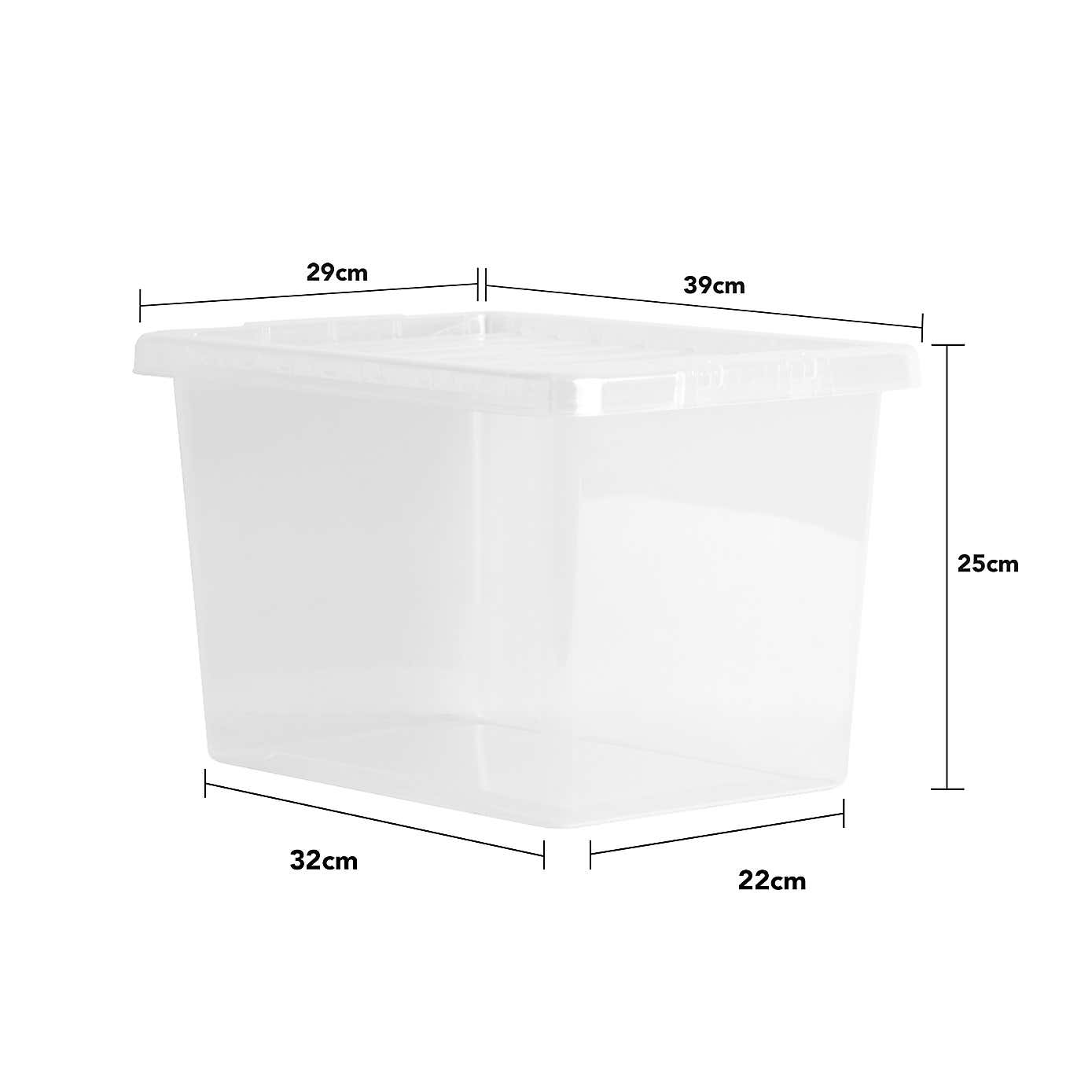 Wham Crystal Set of 5 Storage Boxes & Lids