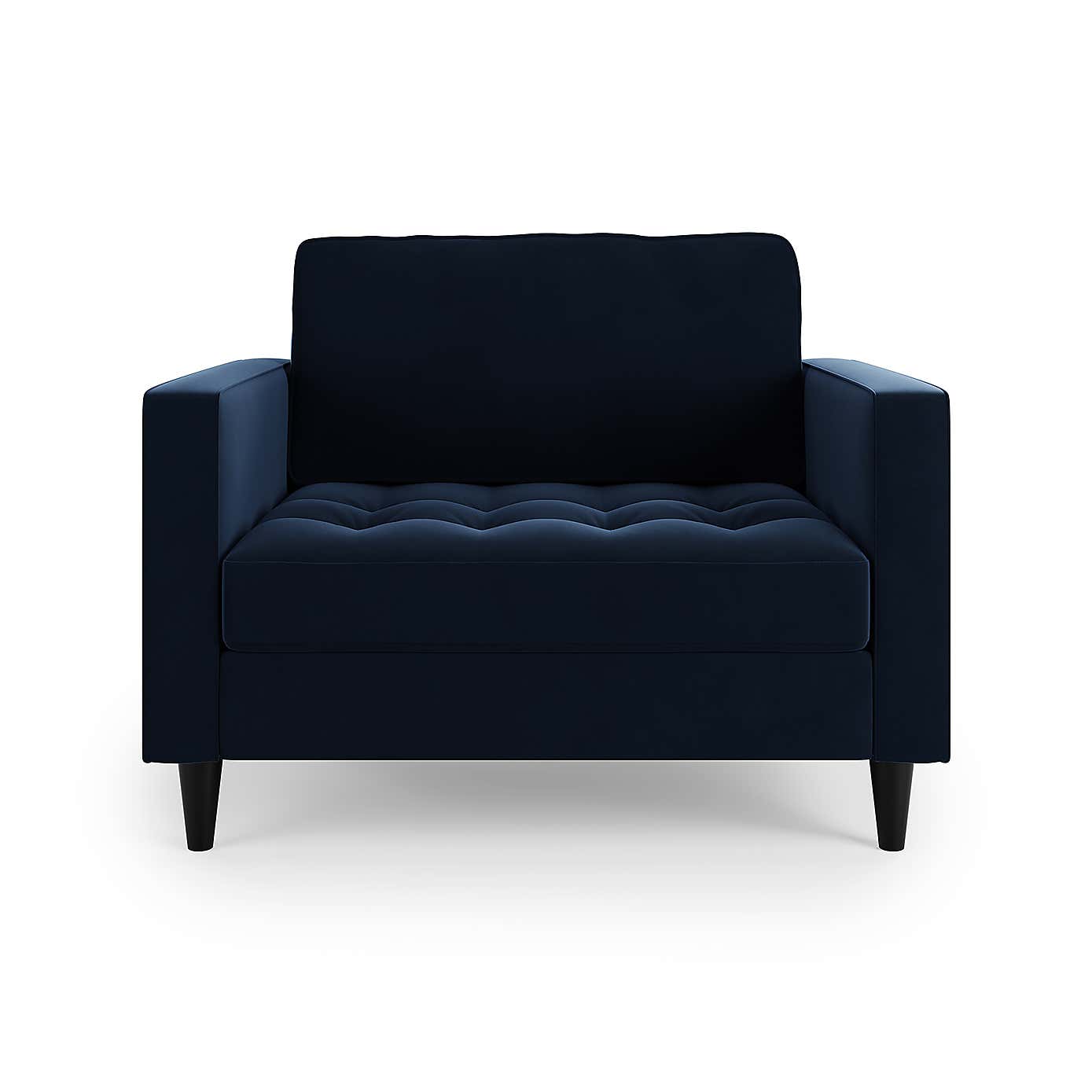 Zoe Snuggle Sofa,  Velvet