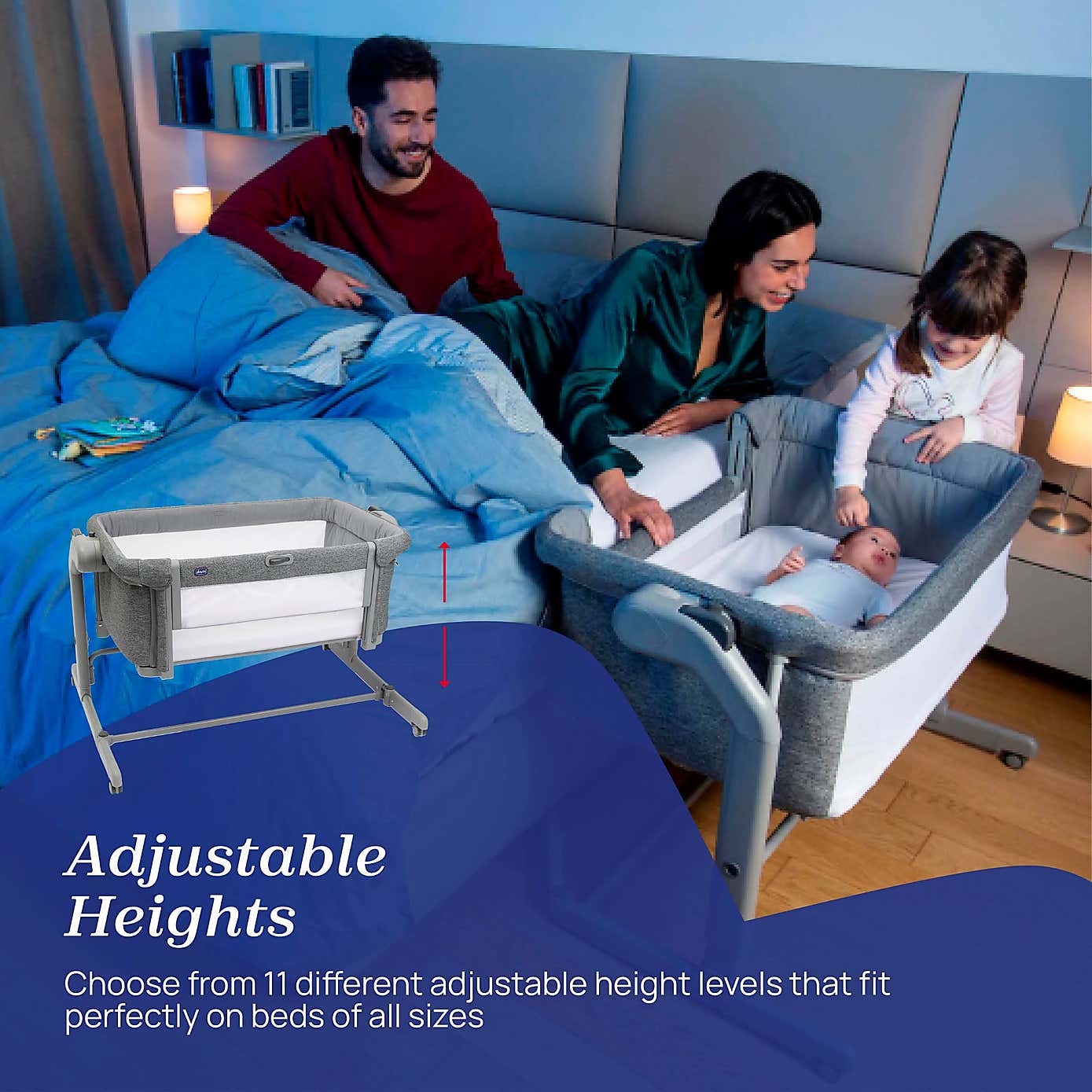 Chicco Next 2 Me Magic Evolution Crib