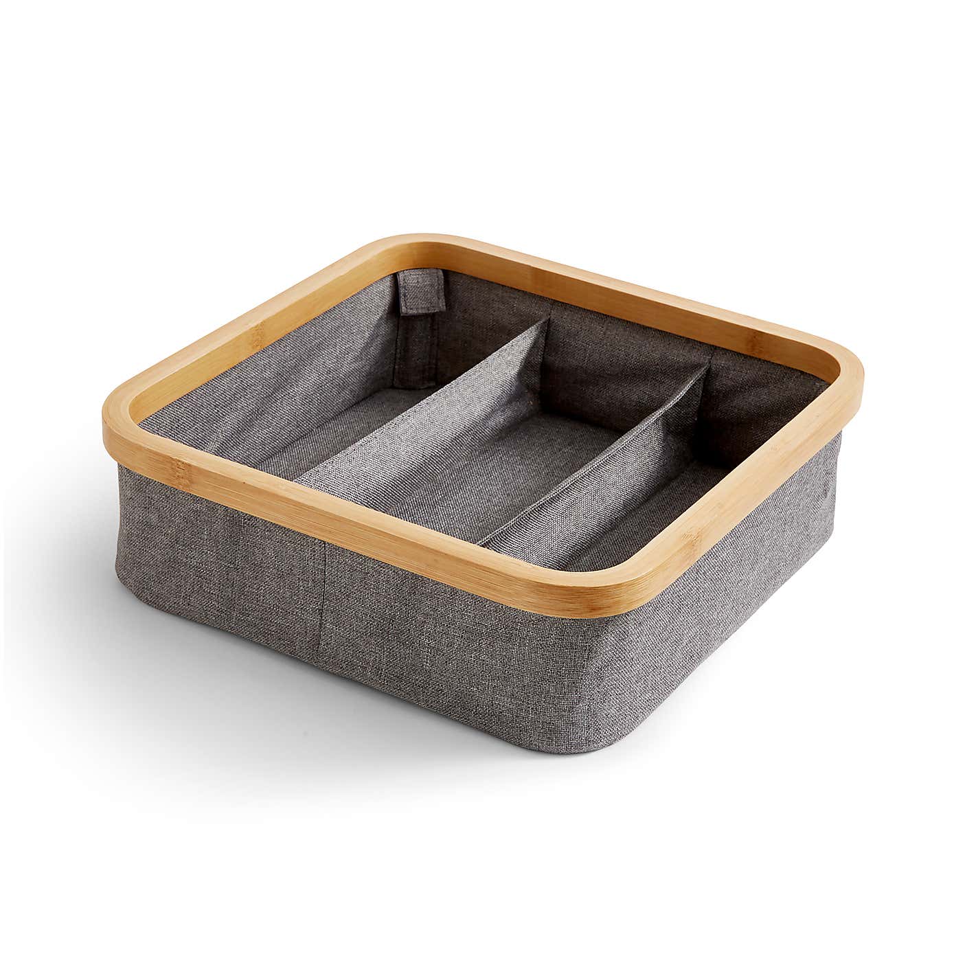 Berkeley 3 Compartments Foldable Storage Basket