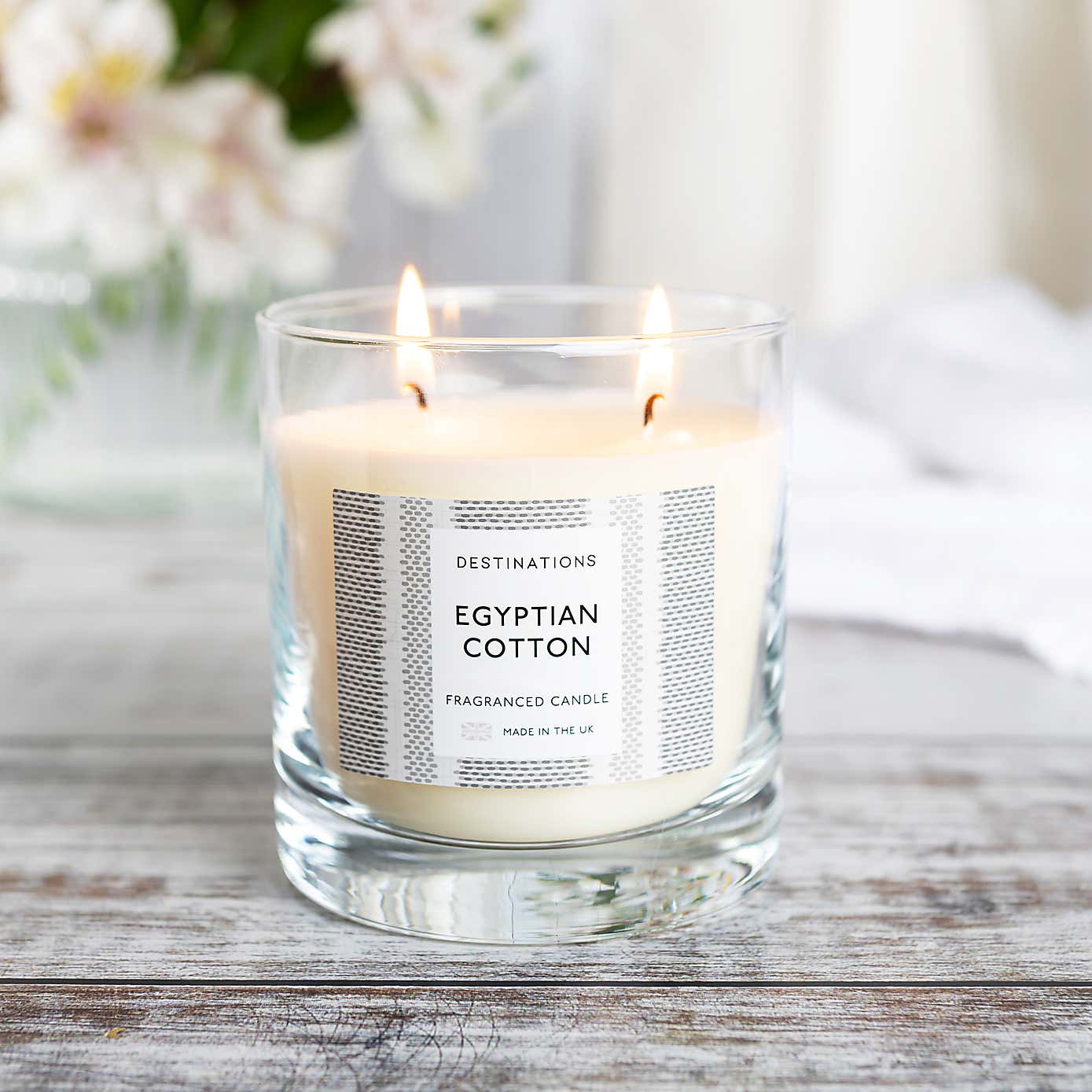 Egyptian Cotton Multi Wick Jar Candle