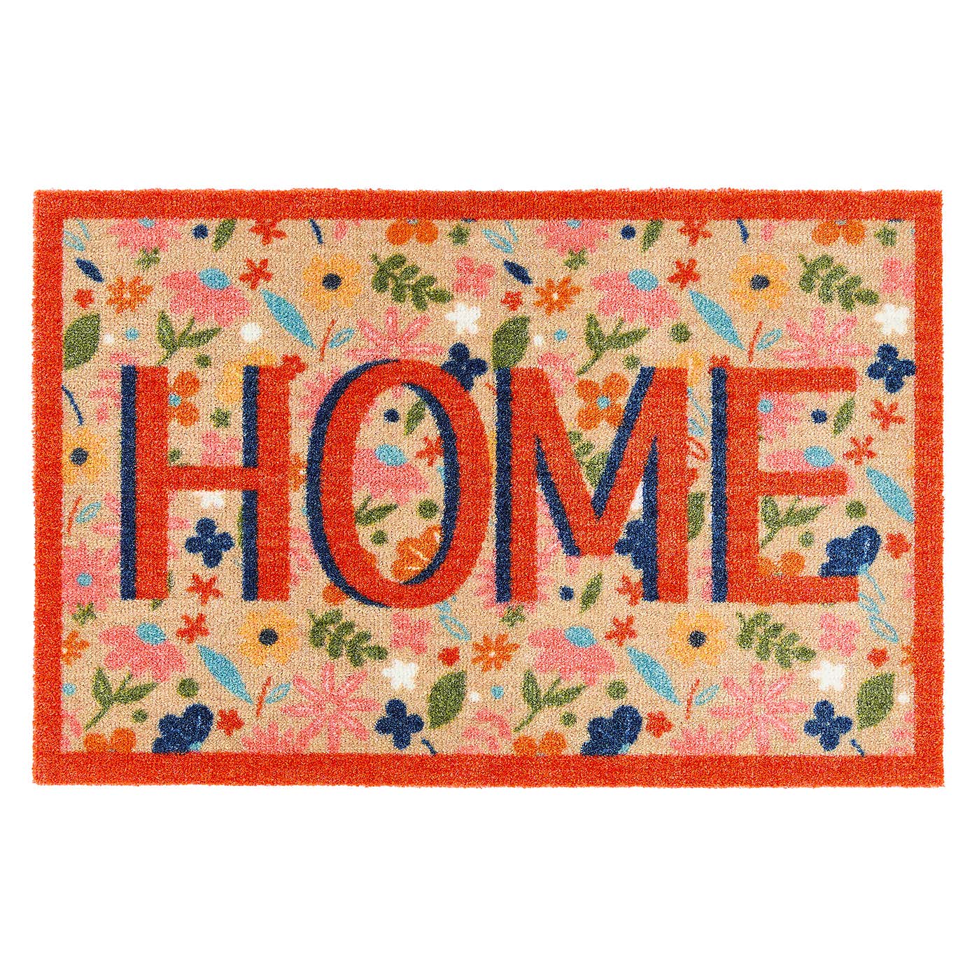 Marvel Floral Home Washable Doormat