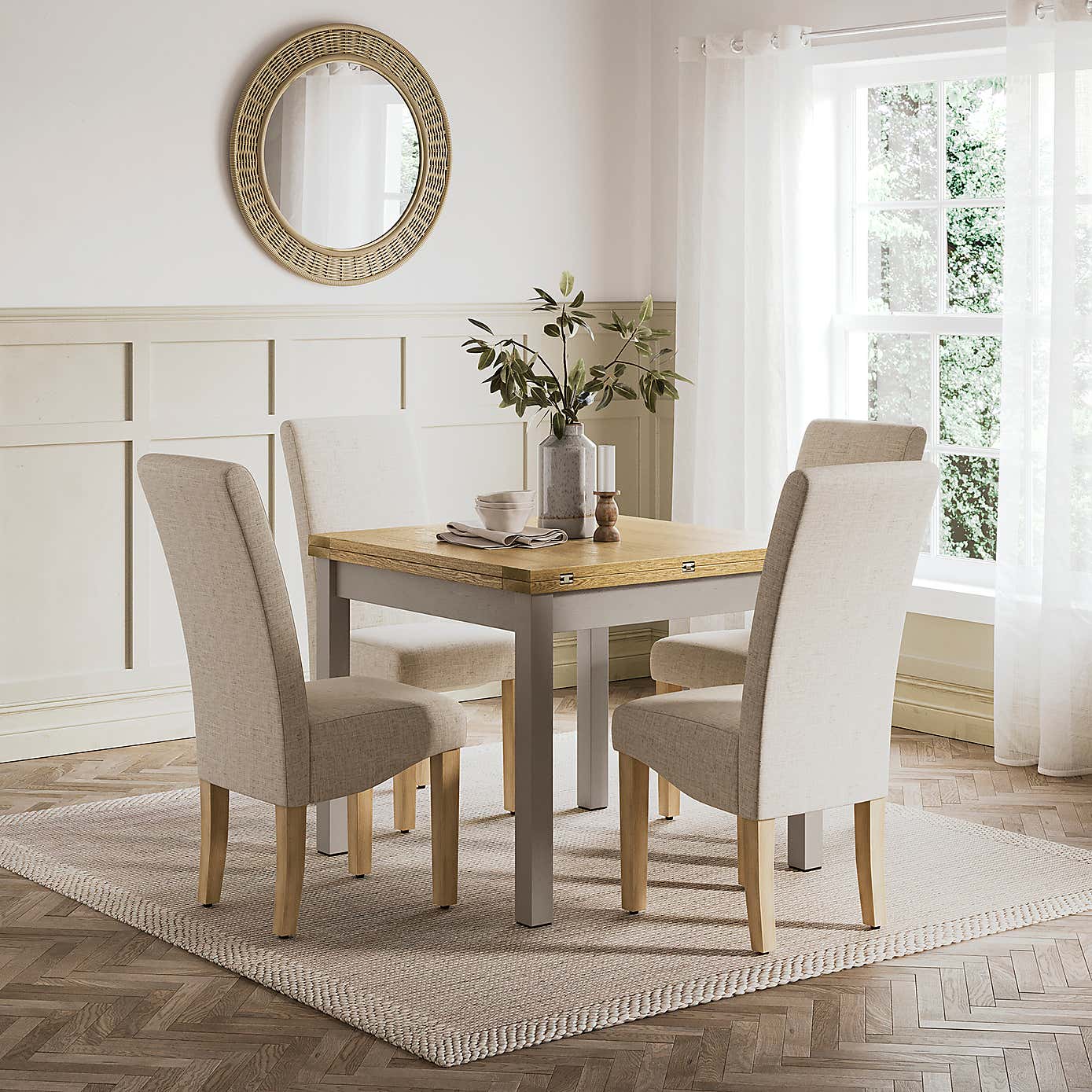 Olney Flip Top 4-6 Seater Dining Table