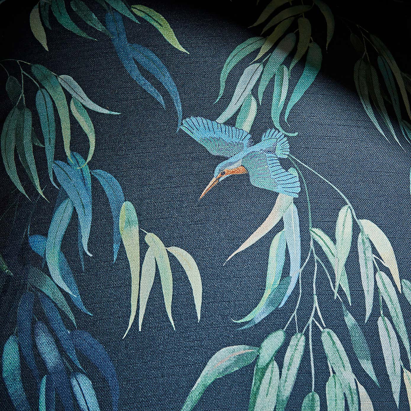 Charbury Kingfisher Print Occasional Armchair