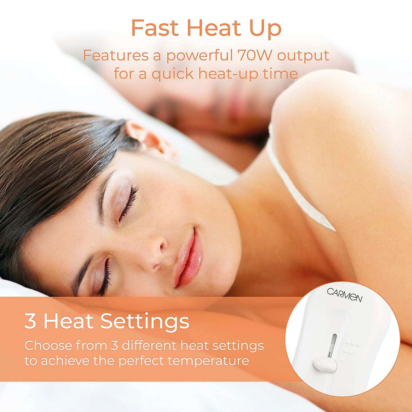 Carmen Heated Under Blanket