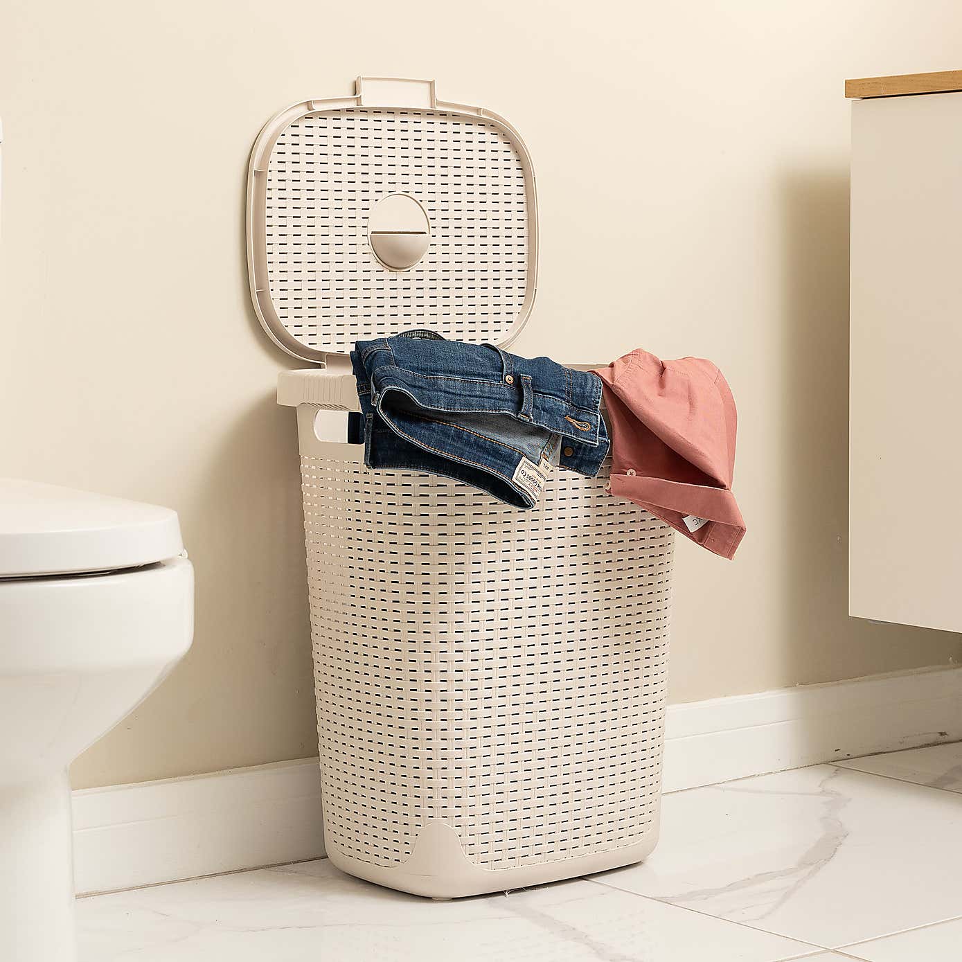 Addis 50L Natural Laundry Basket