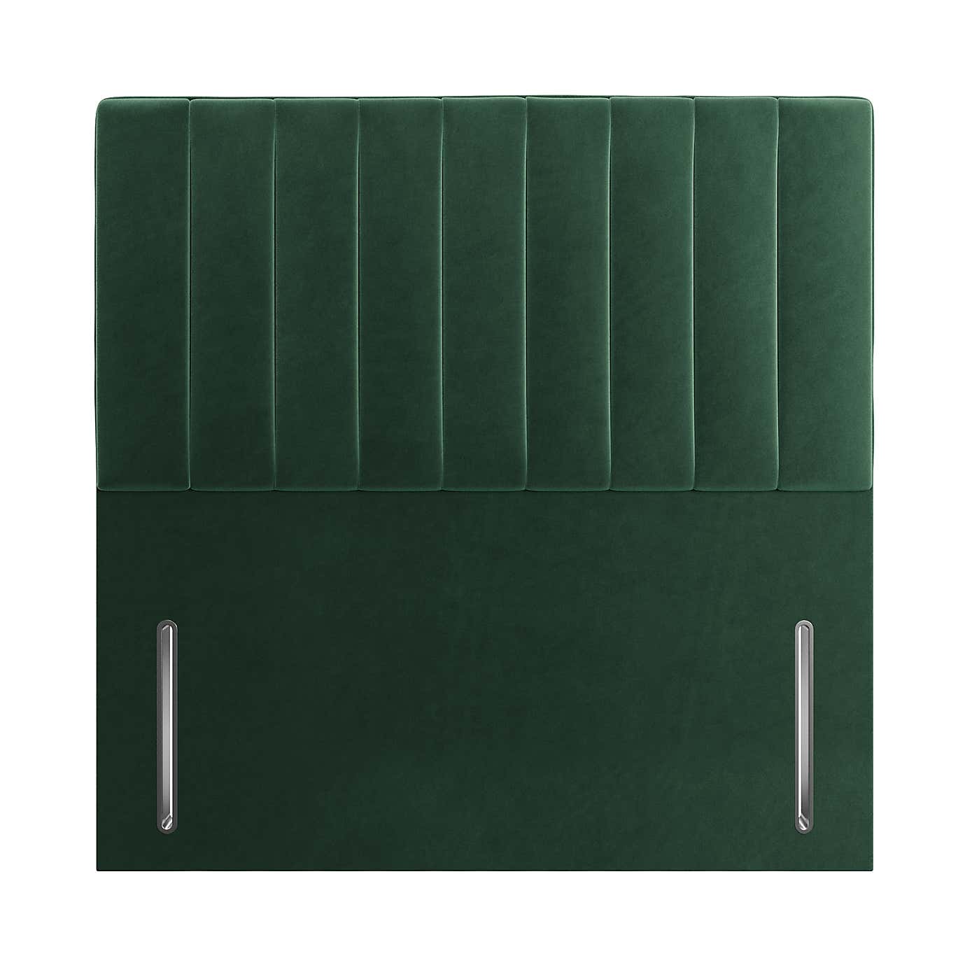 Velvet Vertical Stripe Headboard