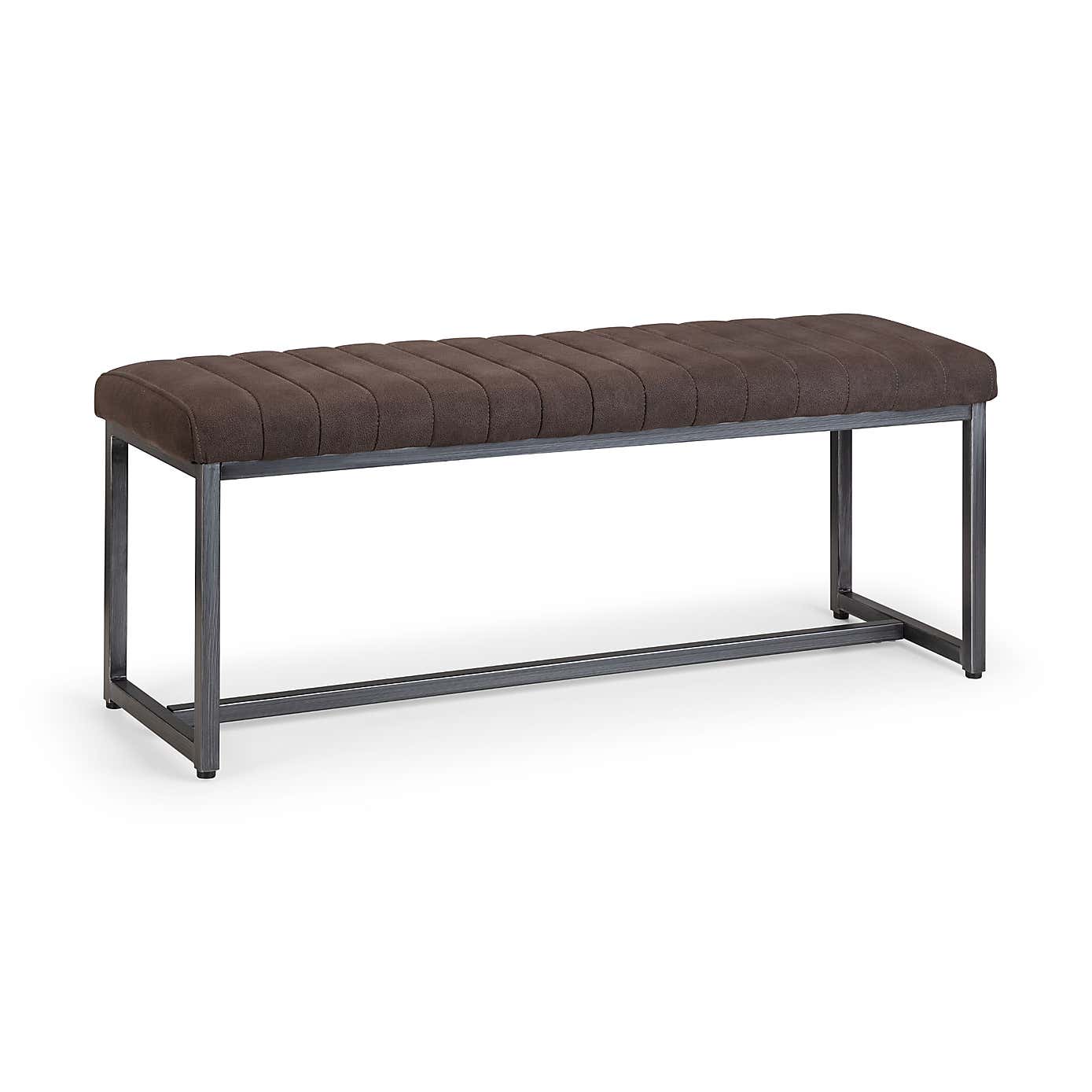 Brooklyn Dining Bench, Suede
