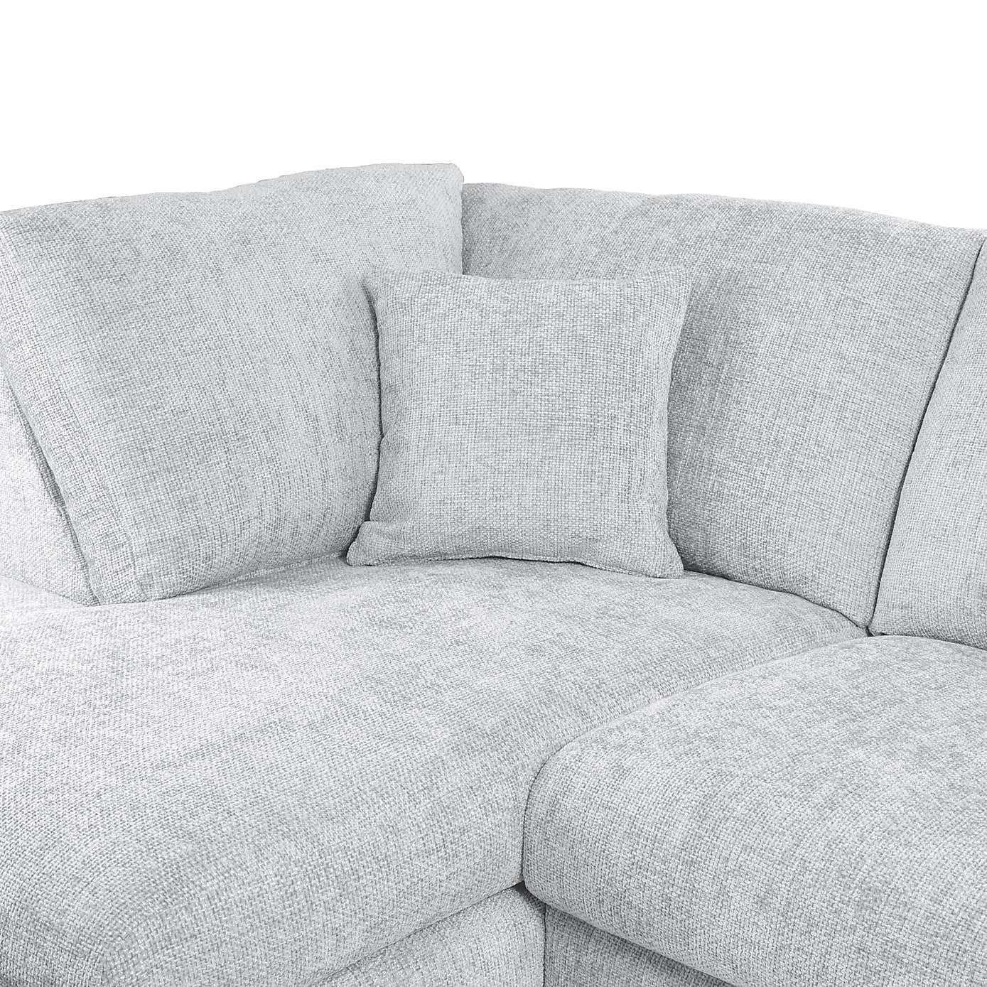 Carson Chunky Chenille Right Hand Corner Sofa
