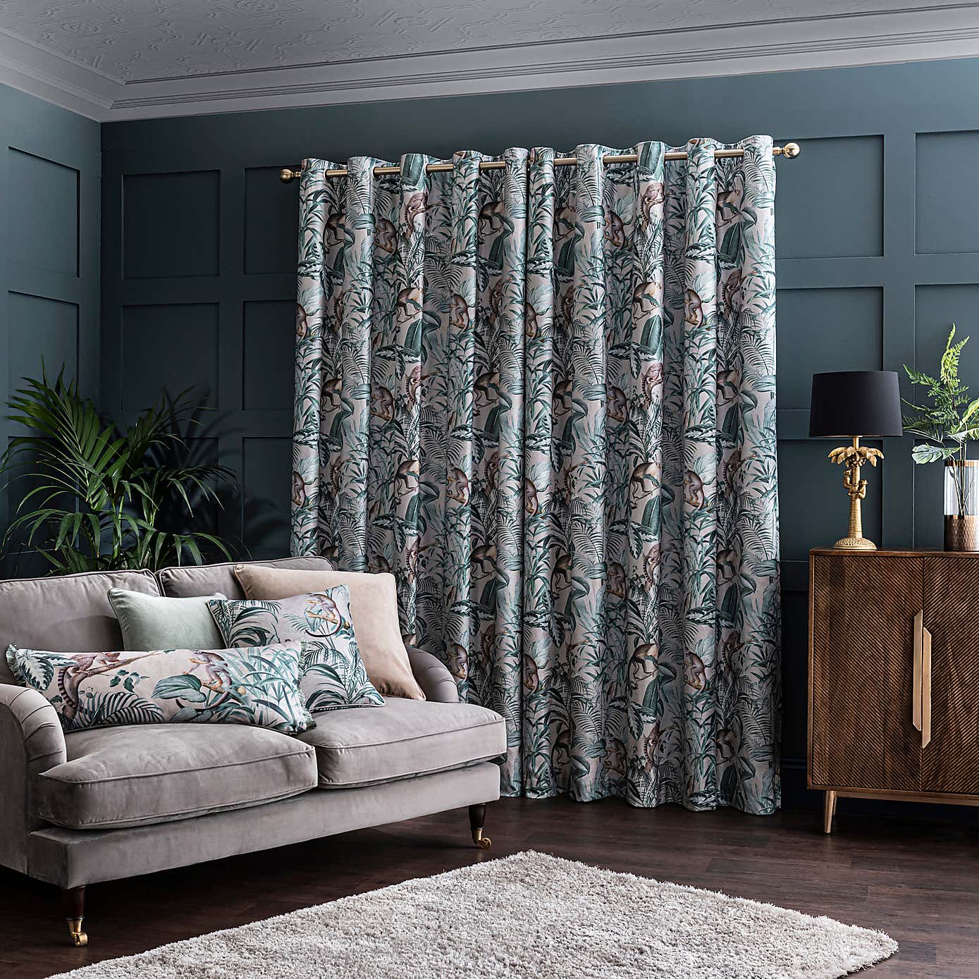 Jungle Luxe Eyelet Curtains