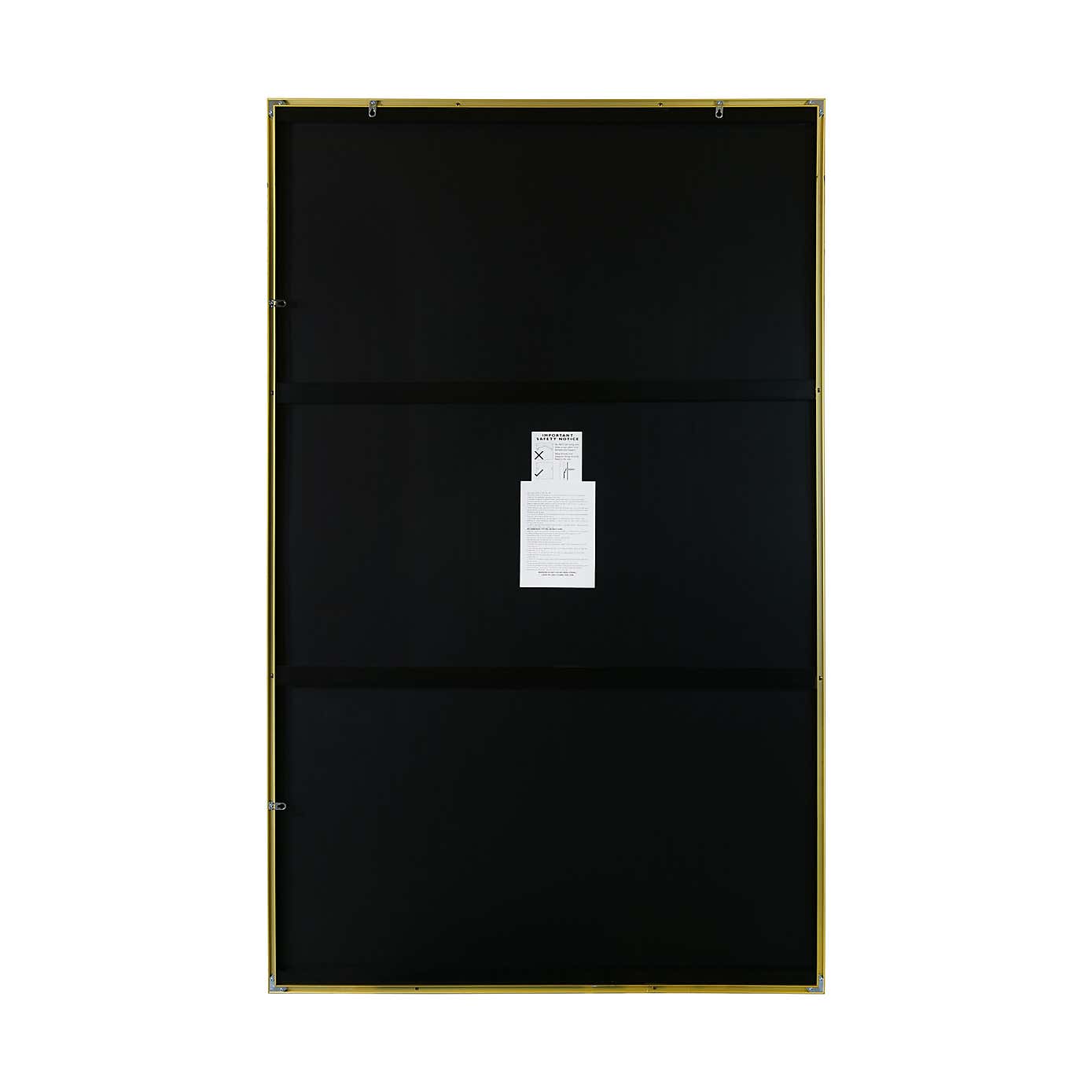 Artus Aluminium Rectangle Wide Full Length Wall Mirror