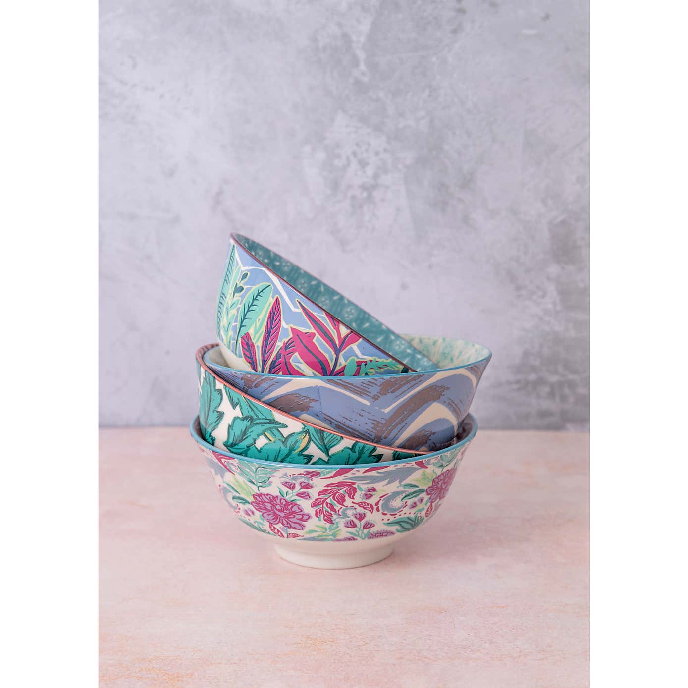 Kitchencraft Set of 4 Geo Bowls