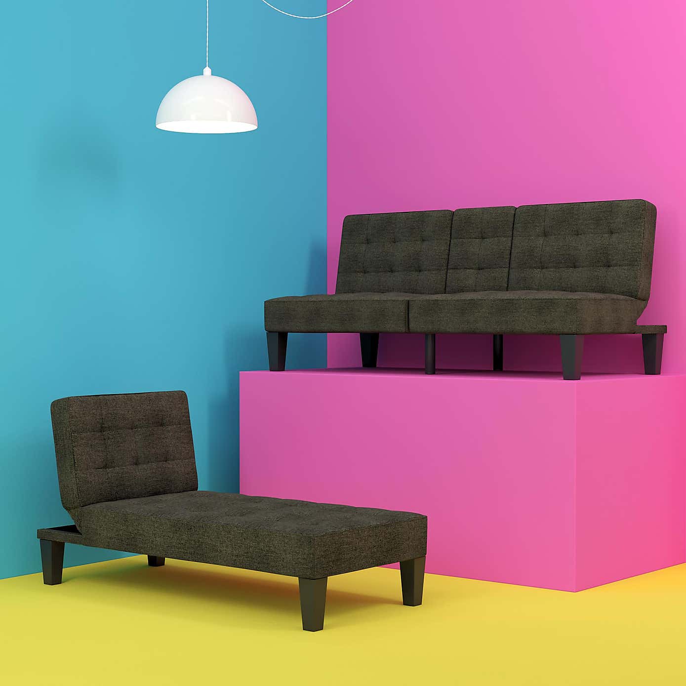 Adalynn Linen Chaise Lounge