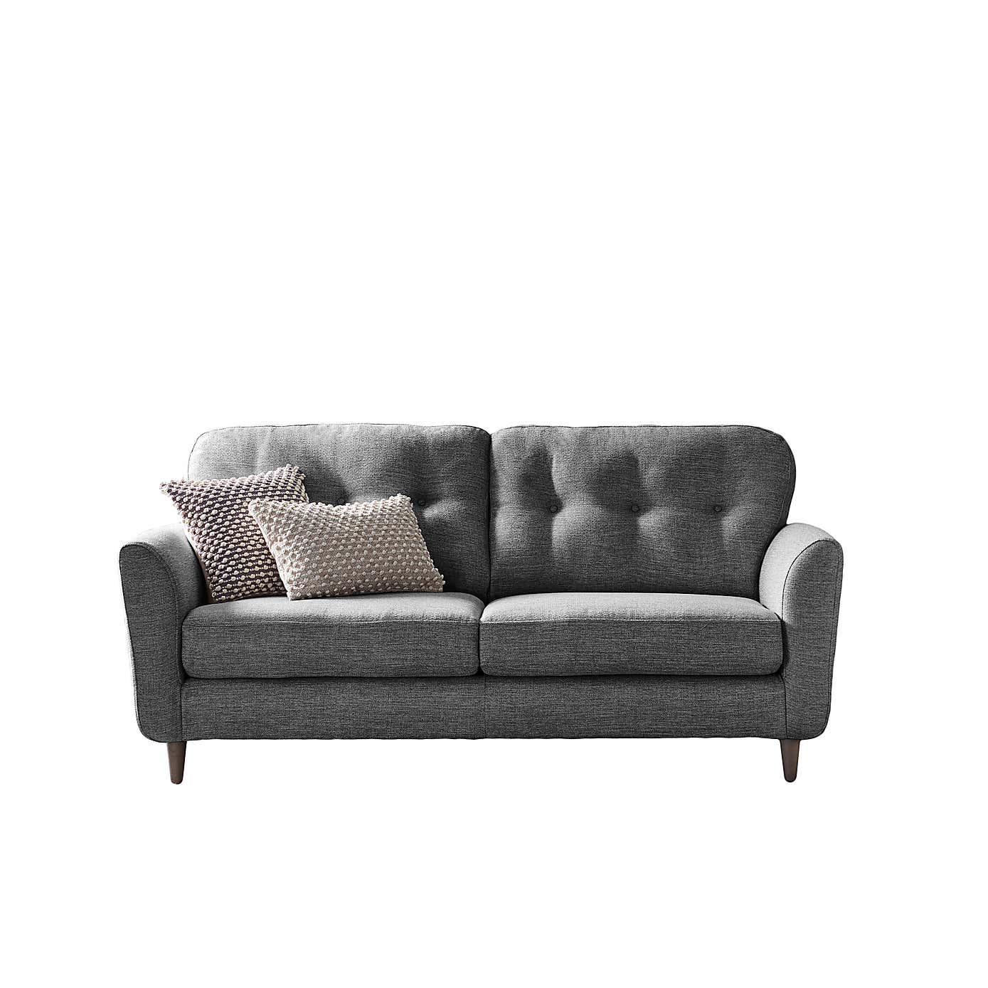 Sven Tonal Weave 3 Seater Sofa