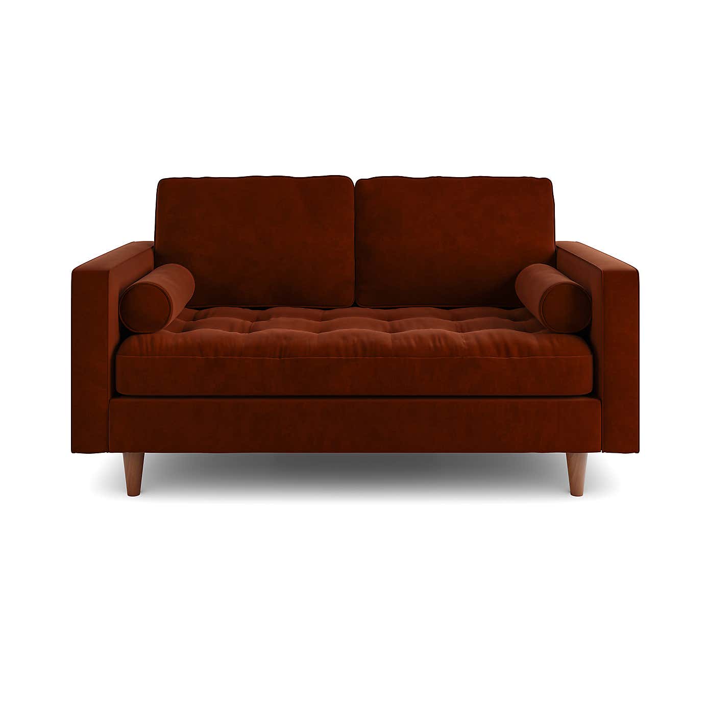 Zoe Casual Sit Velvet 2 Seater Sofa