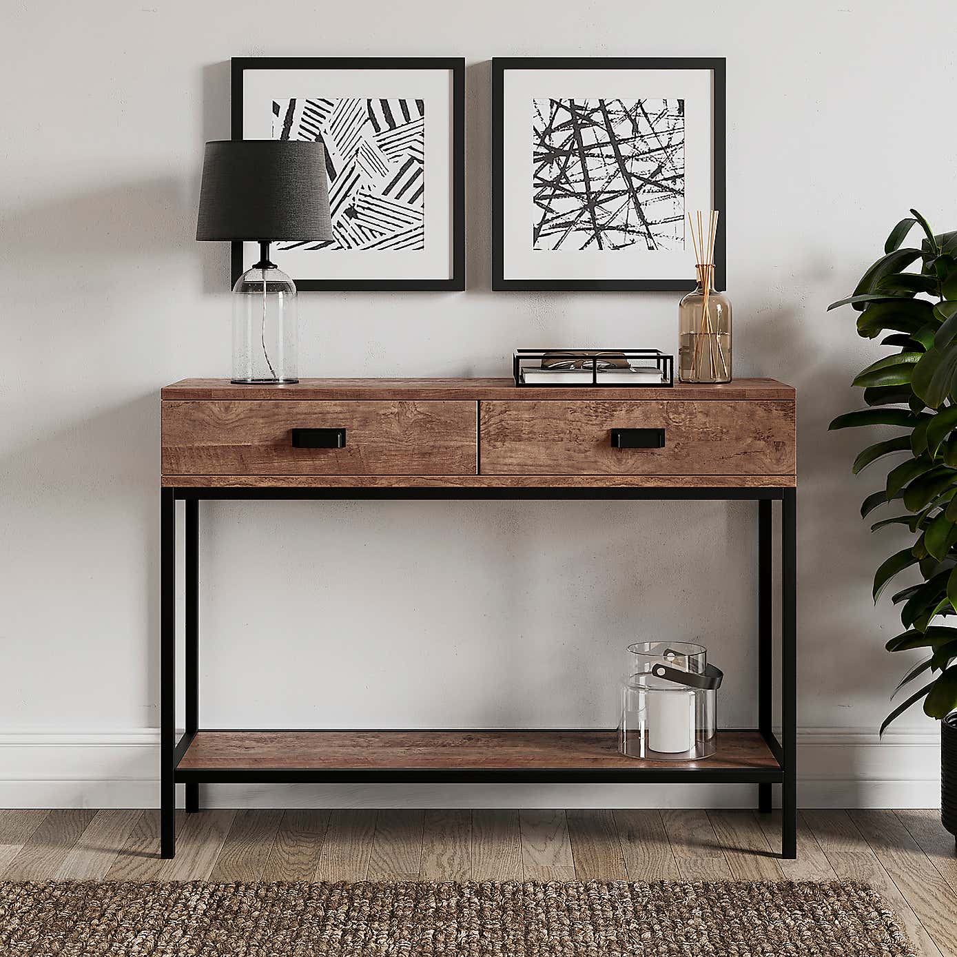 Fulton Console Table Pine