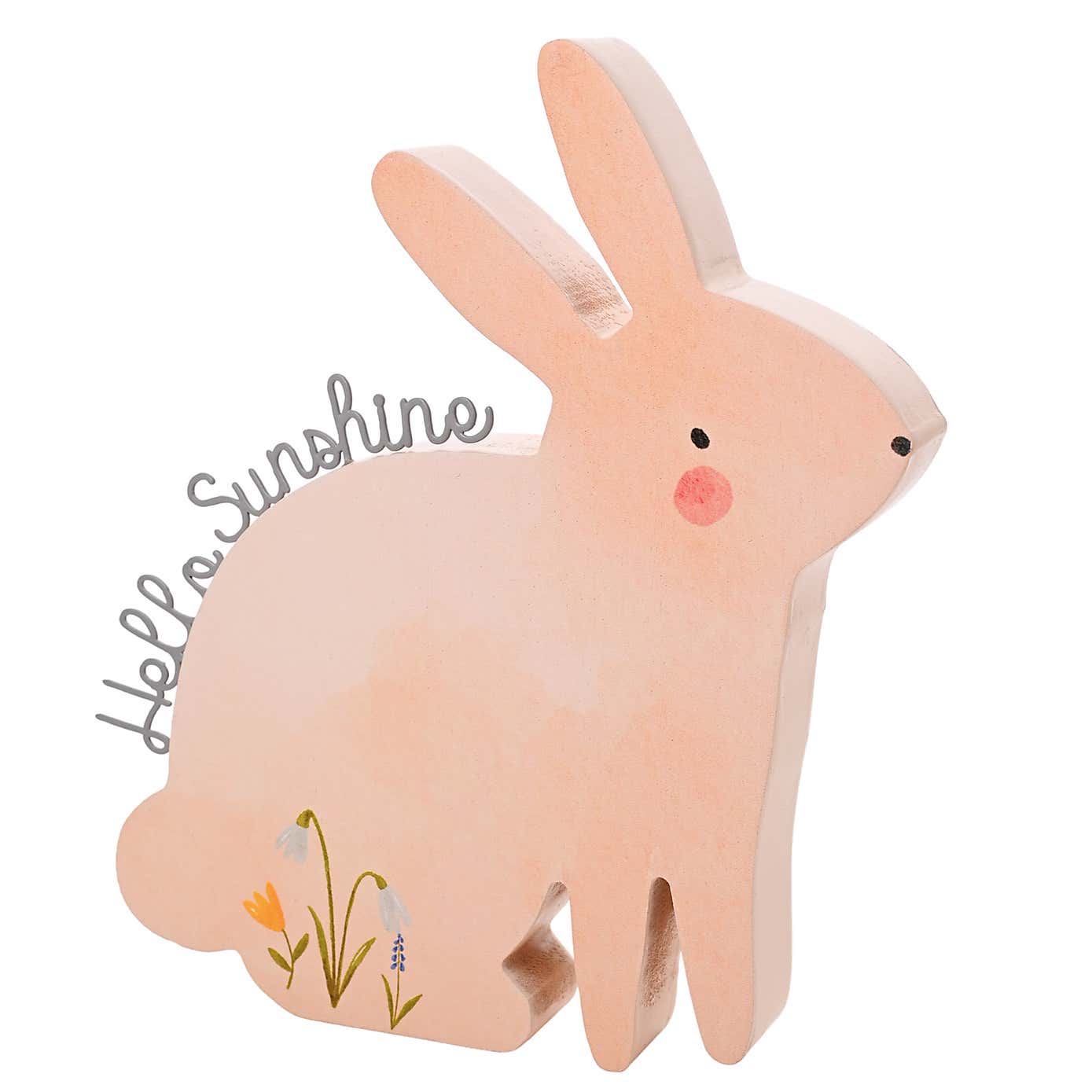 Hello Sunshine Rabbit Plaque