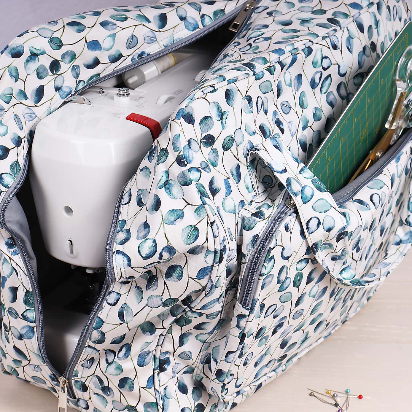 Hobby Gift Botanical Sewing Machine Bag