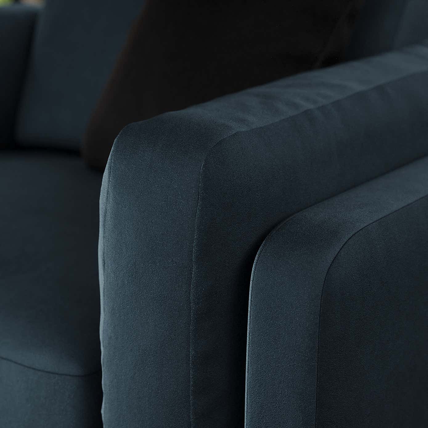 Newton Matte Plush Velvet Snuggle Chair