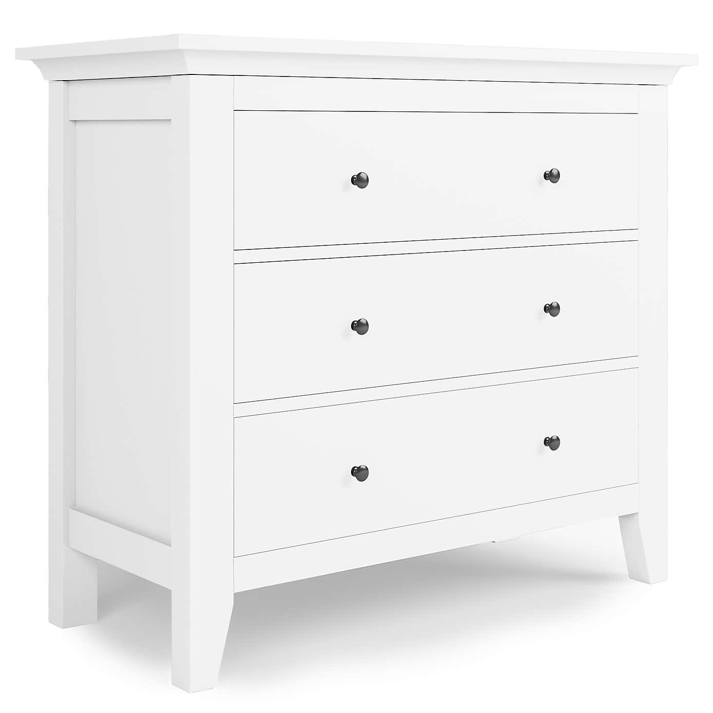 Lynton Grey 3 Drawer Chest