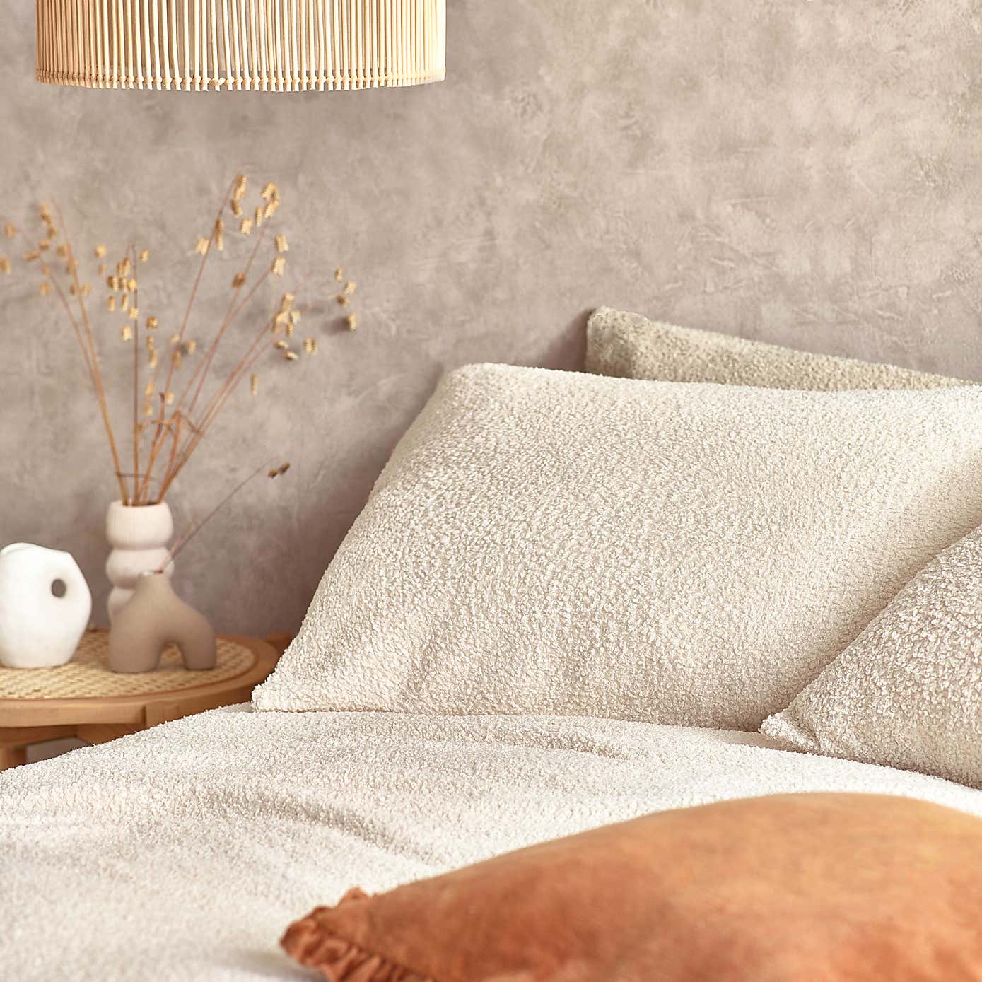 Riviera Yard Boucle Duvet Cover & Pillowcase Set