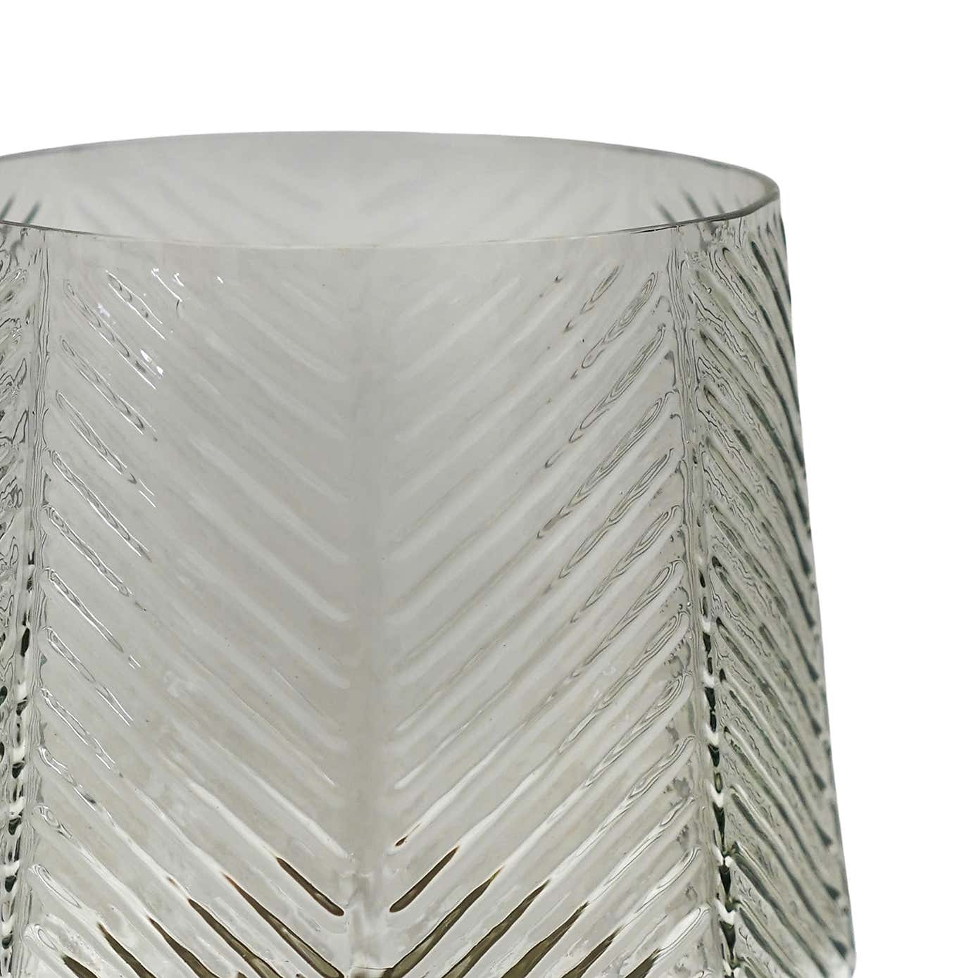 Elm Embossed Candle Holder