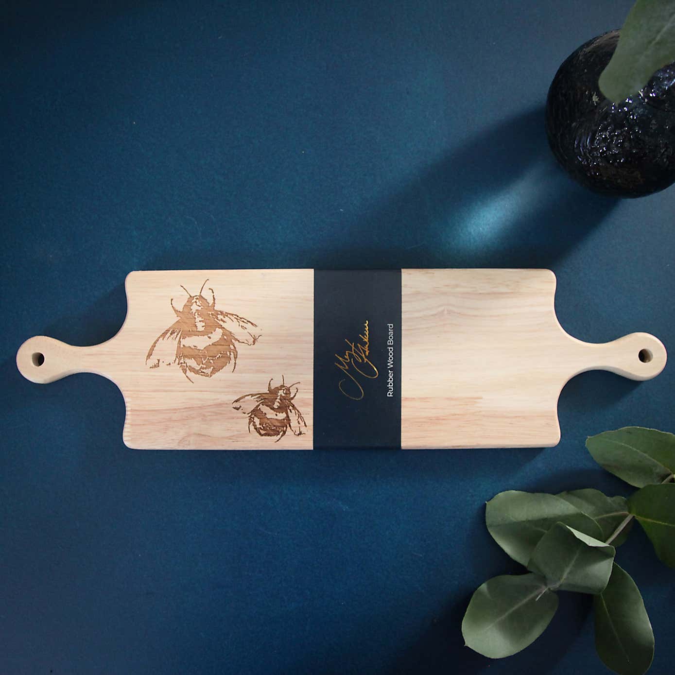 Meg Hawkins Bee Wood and Ceramic Serving Board