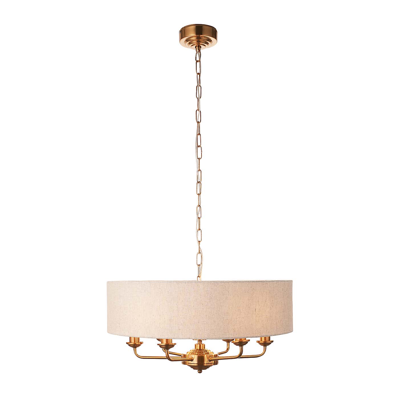Vogue Sandringham Mid Century 6 Light Adjustable Pendant Light
