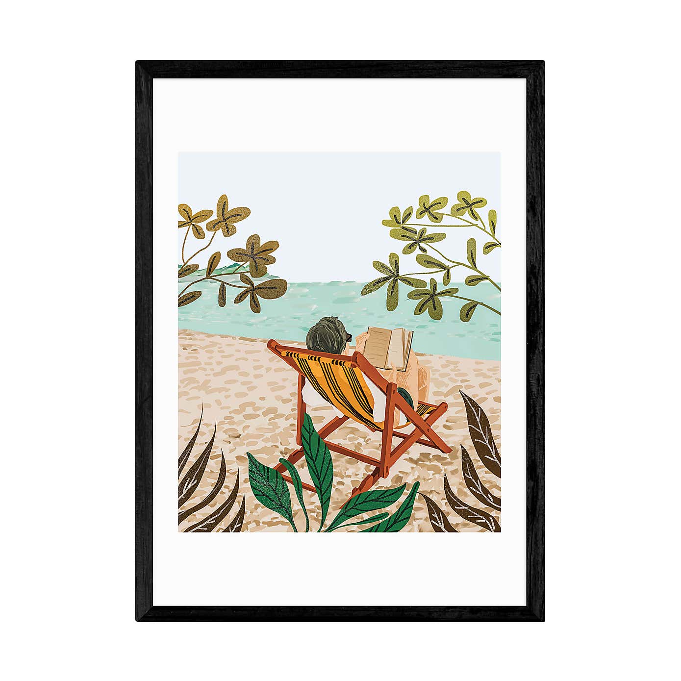 East End Prints Vacay Book Club Print