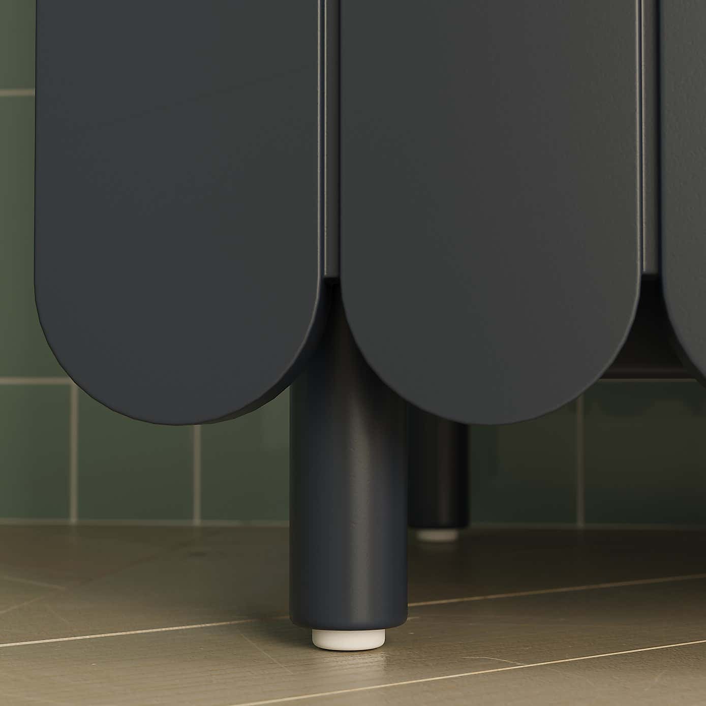 Scallop Under Sink Unit