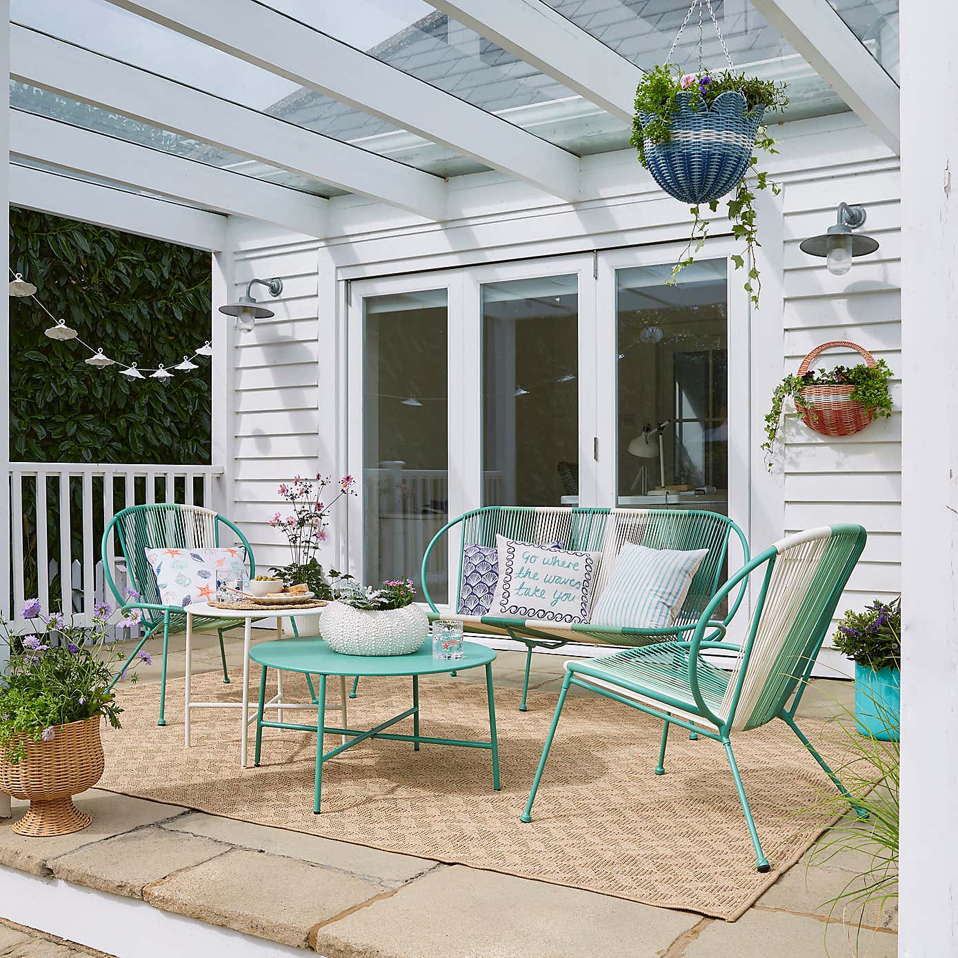 Santorini 4 Seater Conversation Set