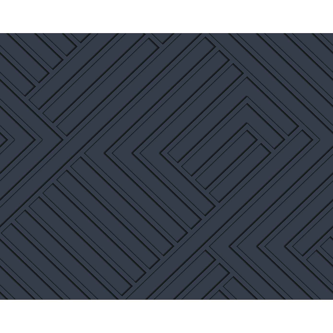 Navy Wood Panel Wall Mural