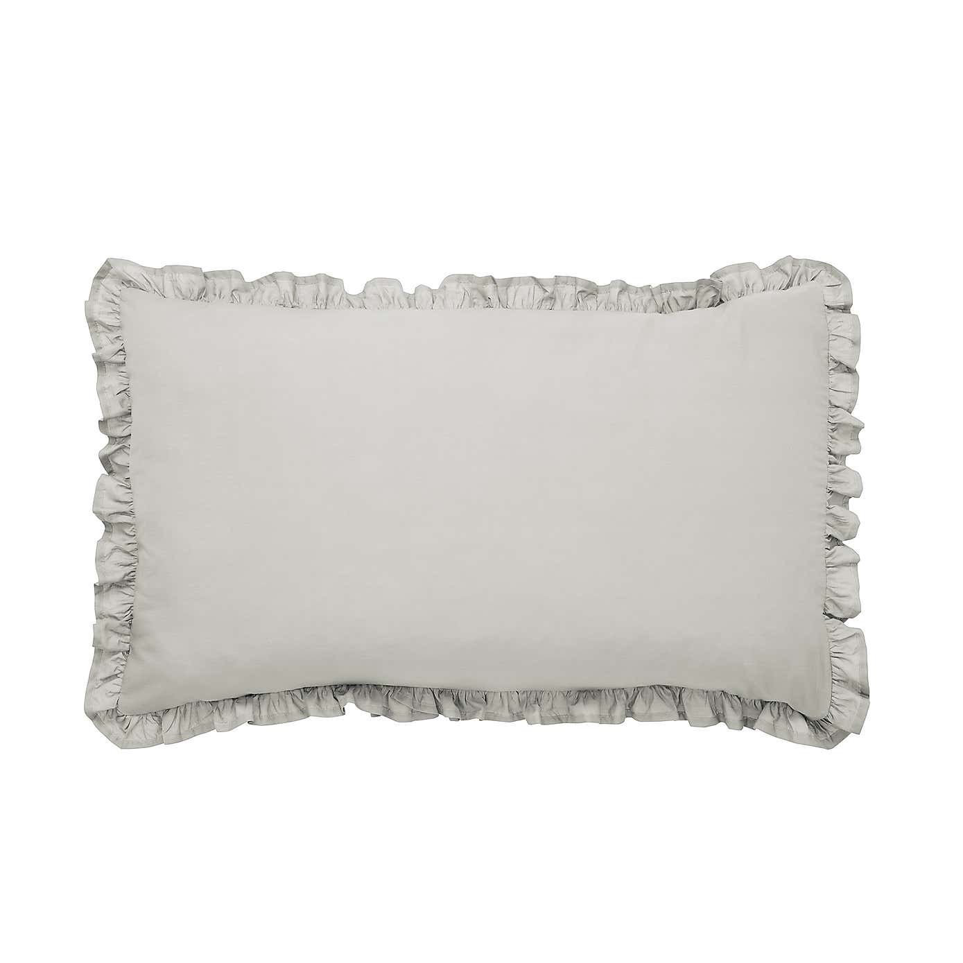 Pure Cotton Frilled Pillowcase