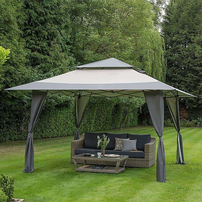 Garden Must Haves Got It Covered Pop Up Gazebo in Grey