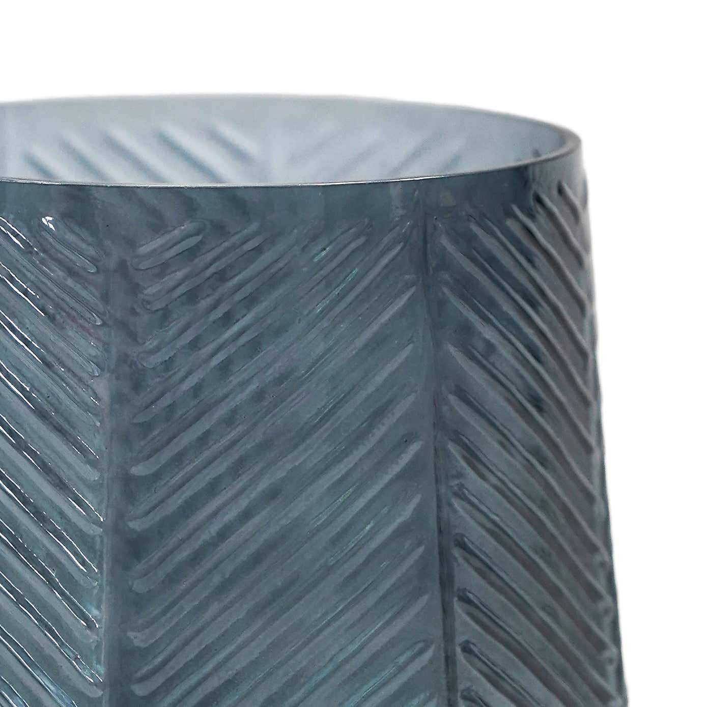 Elm Embossed Candle Holder