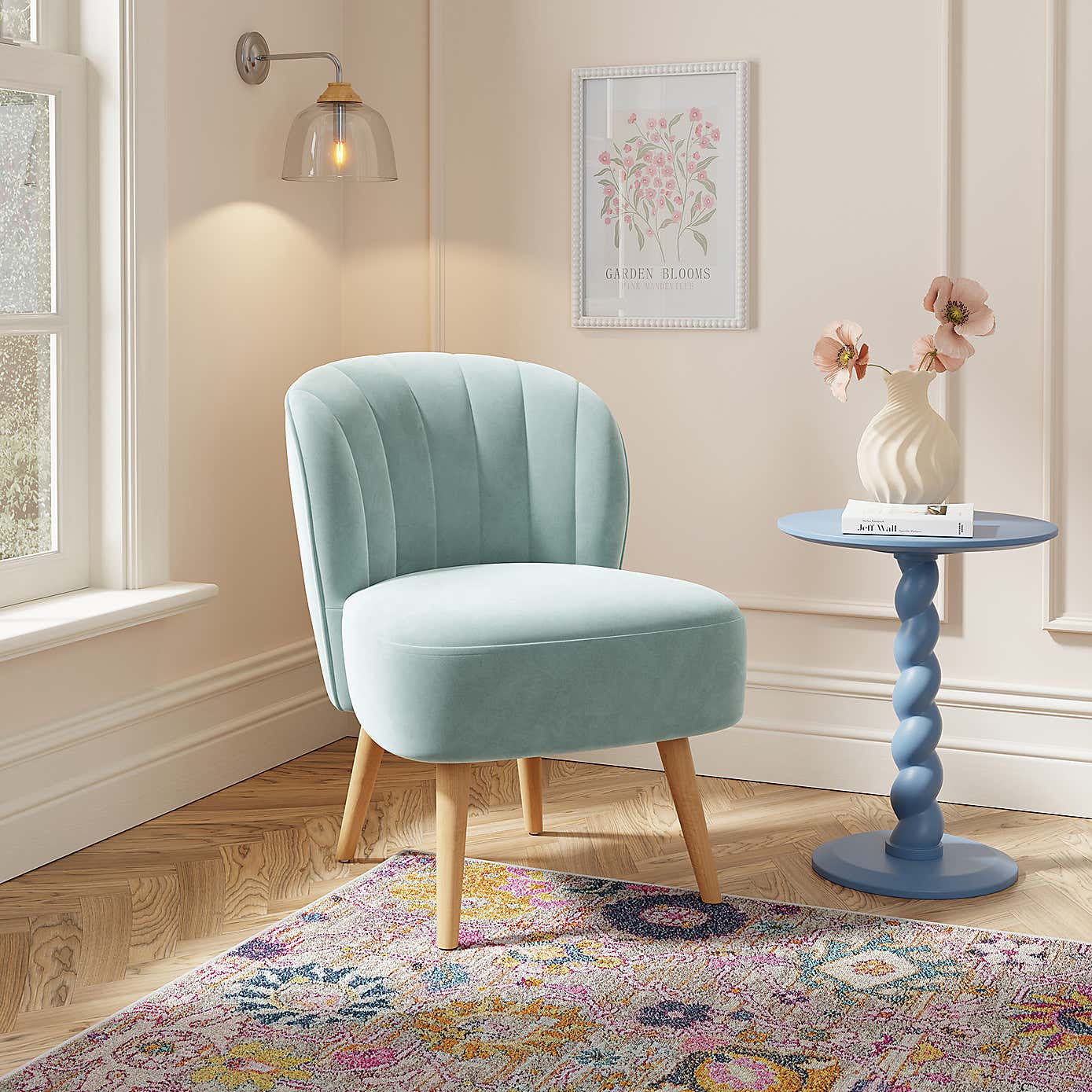 Colette Velvet Accent Chair