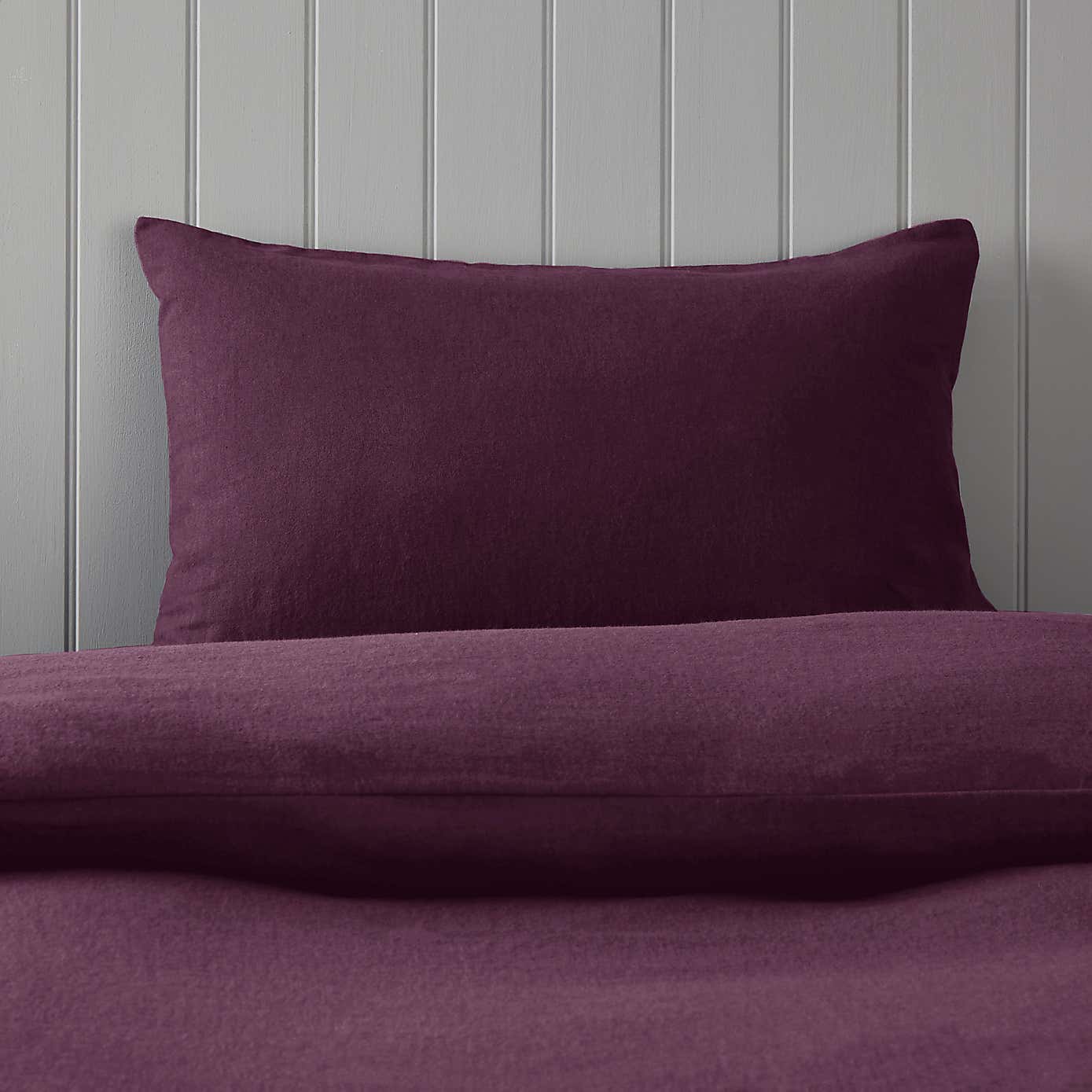 Soft & Cosy Brushed Cotton Standard Pillowcase Pair