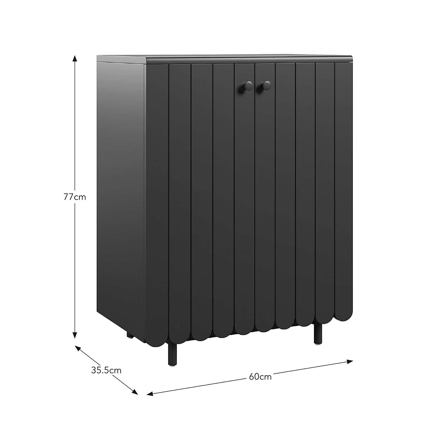 Scallop Bathroom Cabinet