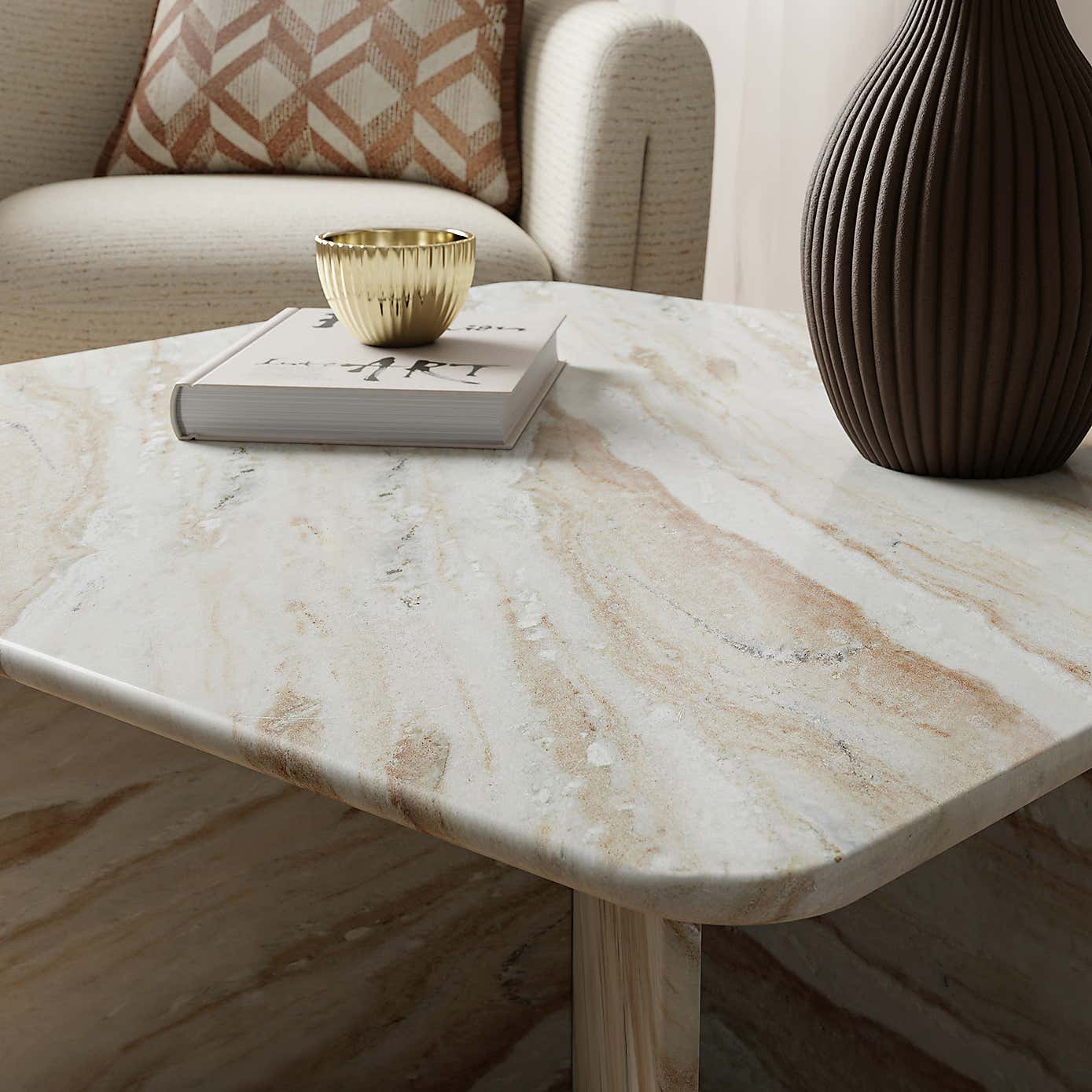 Lana Marble Square Coffee Table