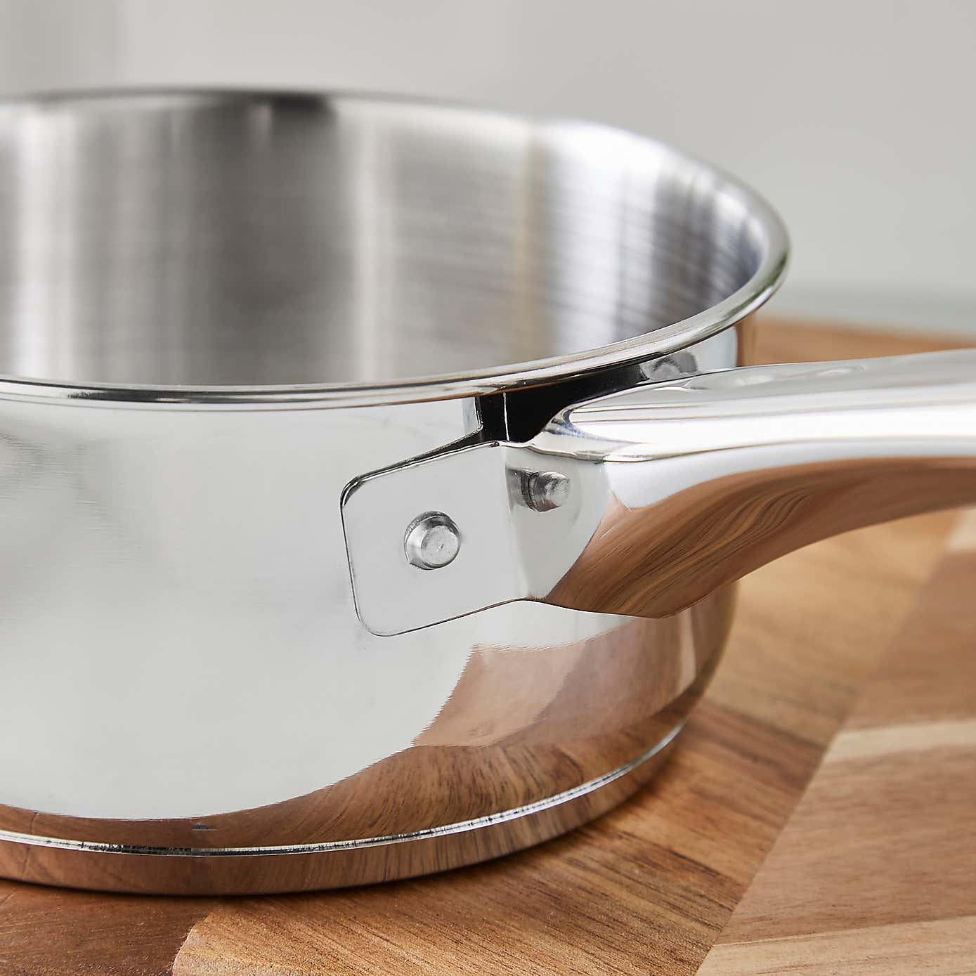 Essentials Stainless Steel Milk Pan, 14cm