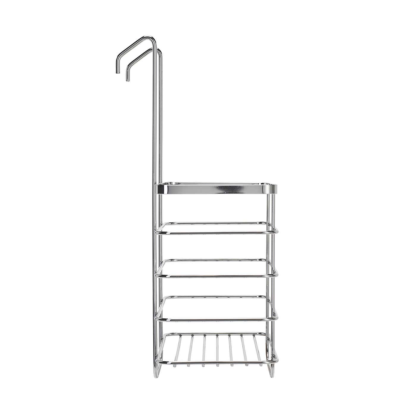 Hook Over Chrome Shower Screen Caddy