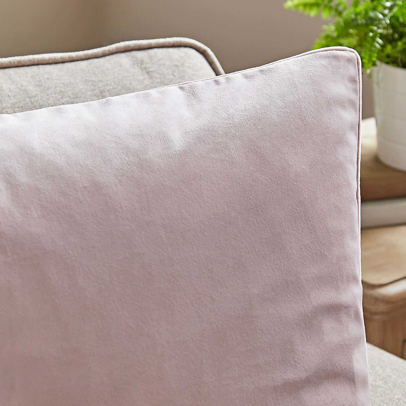 Recycled Velour Square Cushion Cover